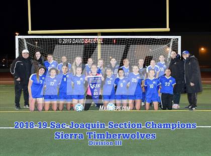 Thumbnail 1 in Vista del Lago vs. Sierra (CIF SJS D3 Final) photogallery.