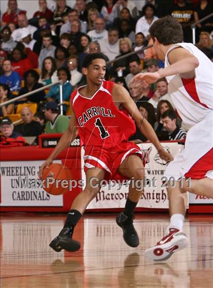 Thumbnail 2 in Archbishop John Carroll vs. Wheeling Park (Cancer Research Classic) photogallery.