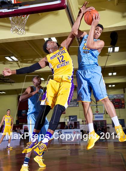 Thumbnail 2 in Huntington St. Joseph Prep vs. Montverde Academy (Dick's Sporting Goods National Tournament) photogallery.