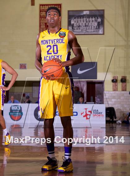 Thumbnail 3 in Huntington St. Joseph Prep vs. Montverde Academy (Dick's Sporting Goods National Tournament) photogallery.