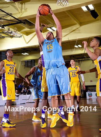 Thumbnail 3 in Huntington St. Joseph Prep vs. Montverde Academy (Dick's Sporting Goods National Tournament) photogallery.