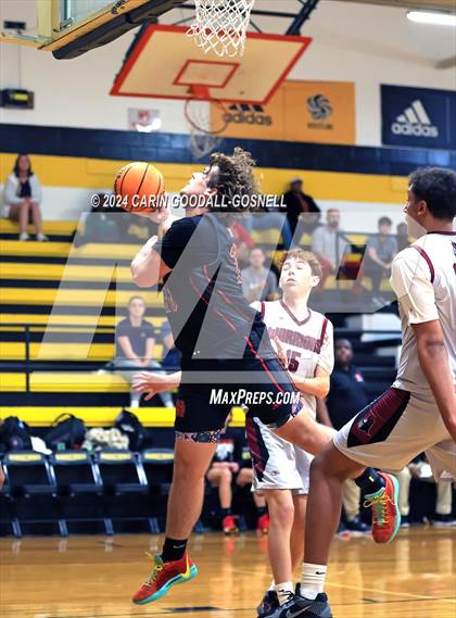 Thumbnail 2 in Living Water Christian vs. New Bern (Hurricane Holiday Classic) photogallery.