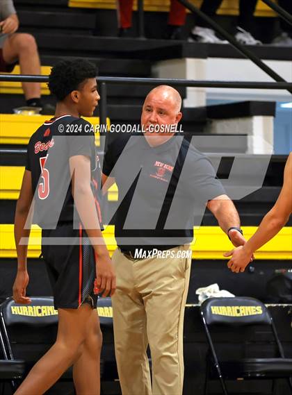 Thumbnail 2 in Living Water Christian vs. New Bern (Hurricane Holiday Classic) photogallery.