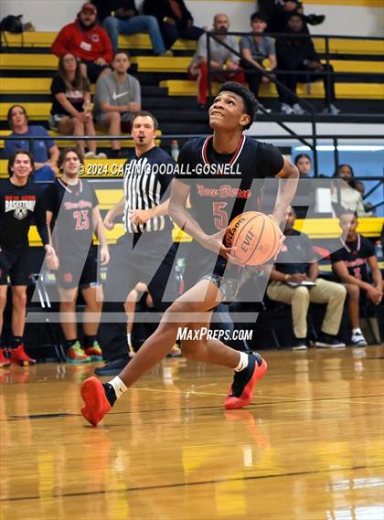 Thumbnail 1 in Living Water Christian vs. New Bern (Hurricane Holiday Classic) photogallery.