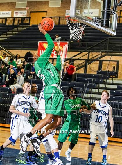 Thumbnail 2 in Tatum vs. Gunter (IN-N-OUT Burger Allen Holiday Invitational) photogallery.