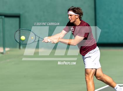 Thumbnail 2 in Flour Bluff vs A&M Consolidated (UIL 5A Tennis Semifinal) photogallery.