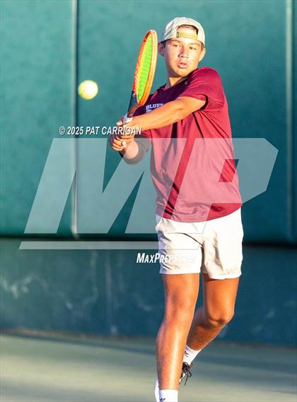 Thumbnail 1 in Flour Bluff vs A&M Consolidated (UIL 5A Tennis Semifinal) photogallery.
