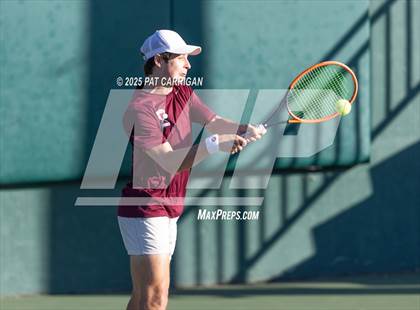 Thumbnail 3 in Flour Bluff vs A&M Consolidated (UIL 5A Tennis Semifinal) photogallery.