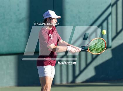 Thumbnail 2 in Flour Bluff vs A&M Consolidated (UIL 5A Tennis Semifinal) photogallery.