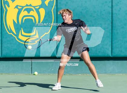 Thumbnail 1 in Flour Bluff vs A&M Consolidated (UIL 5A Tennis Semifinal) photogallery.