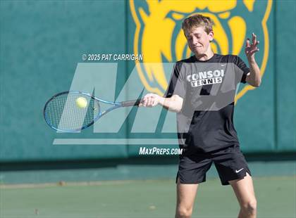 Thumbnail 2 in Flour Bluff vs A&M Consolidated (UIL 5A Tennis Semifinal) photogallery.