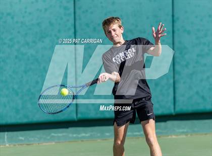 Thumbnail 3 in Flour Bluff vs A&M Consolidated (UIL 5A Tennis Semifinal) photogallery.
