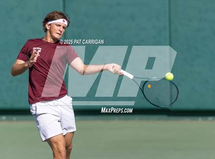 Thumbnail 3 in Flour Bluff vs A&M Consolidated (UIL 5A Tennis Semifinal) photogallery.