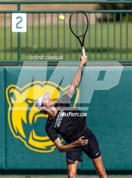Thumbnail 2 in Flour Bluff vs A&M Consolidated (UIL 5A Tennis Semifinal) photogallery.