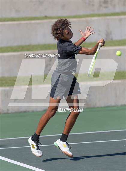 Thumbnail 1 in Flour Bluff vs A&M Consolidated (UIL 5A Tennis Semifinal) photogallery.