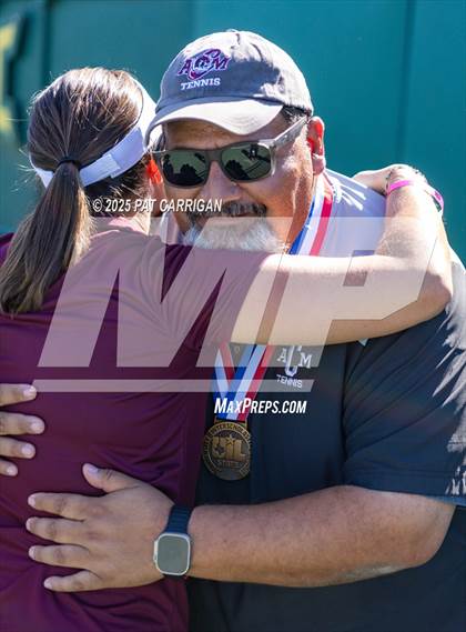 Thumbnail 3 in Flour Bluff vs A&M Consolidated (UIL 5A Tennis Semifinal) photogallery.
