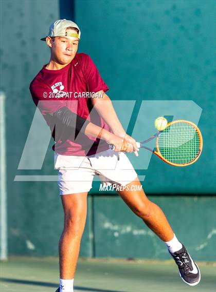 Thumbnail 3 in Flour Bluff vs A&M Consolidated (UIL 5A Tennis Semifinal) photogallery.