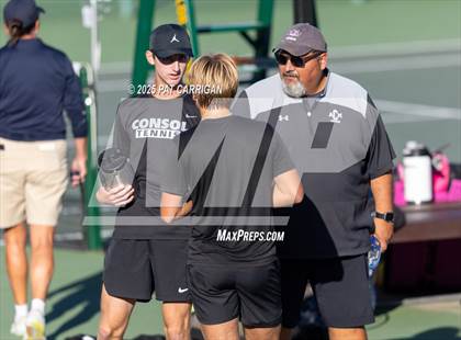 Thumbnail 2 in Flour Bluff vs A&M Consolidated (UIL 5A Tennis Semifinal) photogallery.