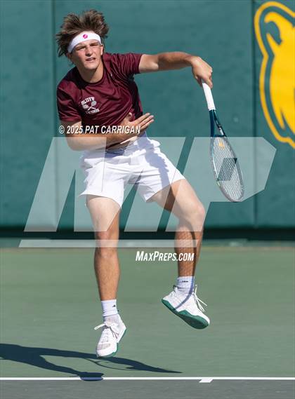 Thumbnail 3 in Flour Bluff vs A&M Consolidated (UIL 5A Tennis Semifinal) photogallery.