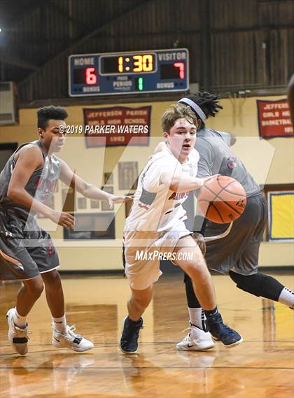 Thumbnail 1 in Covenant Christian Academy @ St. Martin's Episcopal (LHSAA District Playoffs) photogallery.