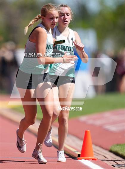 Thumbnail 2 in CHSAA Finals 4A  (4x800 Relay) photogallery.