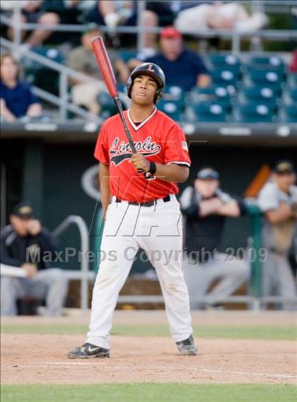 Thumbnail 2 in Enochs vs. Lincoln (CIF SJS Playoffs) photogallery.