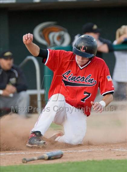 Thumbnail 1 in Enochs vs. Lincoln (CIF SJS Playoffs) photogallery.