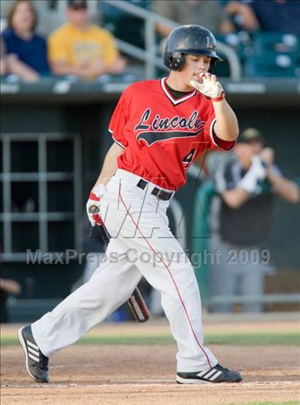 Thumbnail 1 in Enochs vs. Lincoln (CIF SJS Playoffs) photogallery.