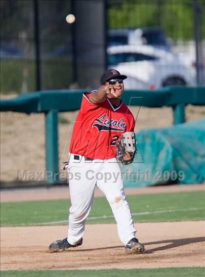 Thumbnail 3 in Enochs vs. Lincoln (CIF SJS Playoffs) photogallery.