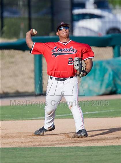 Thumbnail 2 in Enochs vs. Lincoln (CIF SJS Playoffs) photogallery.