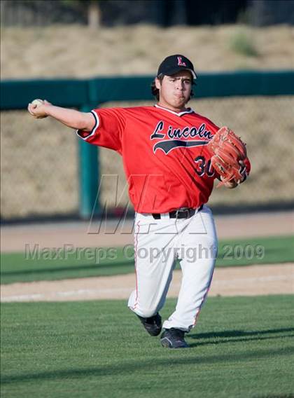 Thumbnail 1 in Enochs vs. Lincoln (CIF SJS Playoffs) photogallery.