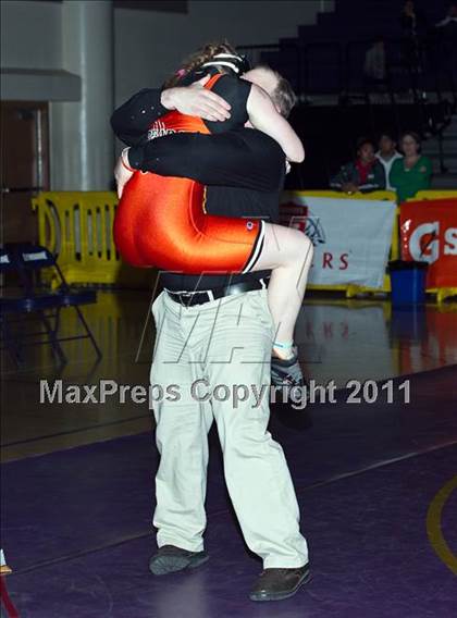 Thumbnail 2 in CIF State Girls Wrestling Championships (Finals) photogallery.