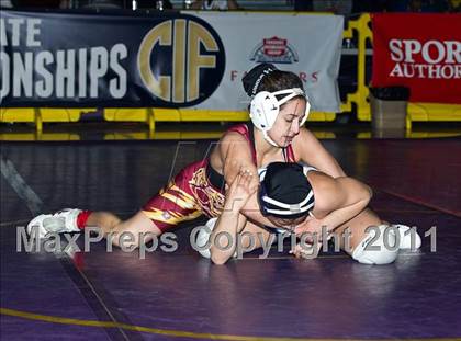 Thumbnail 2 in CIF State Girls Wrestling Championships (Finals) photogallery.