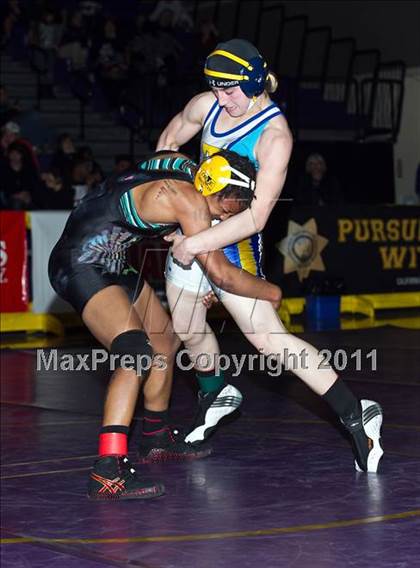 Thumbnail 3 in CIF State Girls Wrestling Championships (Finals) photogallery.