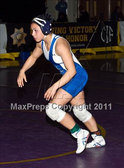 Thumbnail 2 in CIF State Girls Wrestling Championships (Finals) photogallery.