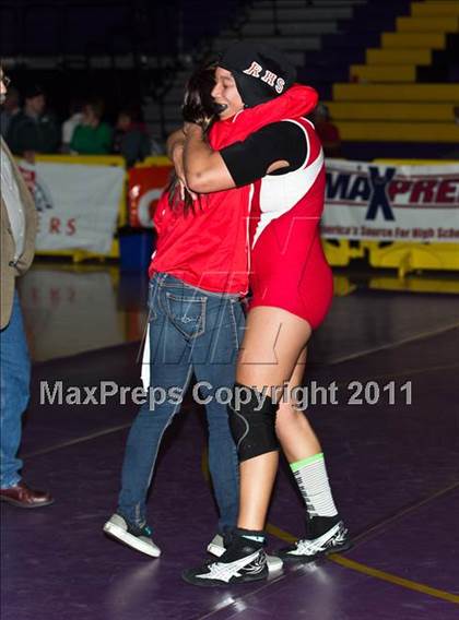Thumbnail 3 in CIF State Girls Wrestling Championships (Finals) photogallery.