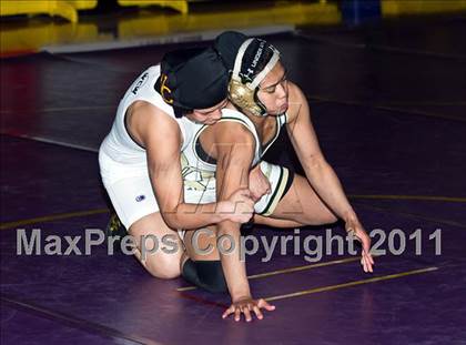Thumbnail 2 in CIF State Girls Wrestling Championships (Finals) photogallery.