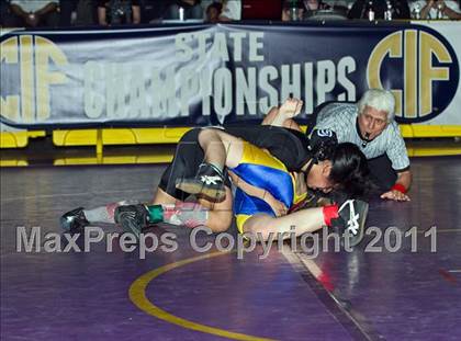 Thumbnail 2 in CIF State Girls Wrestling Championships (Finals) photogallery.