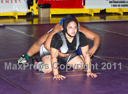 Thumbnail 3 in CIF State Girls Wrestling Championships (Finals) photogallery.