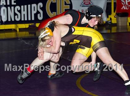 Thumbnail 3 in CIF State Girls Wrestling Championships (Finals) photogallery.