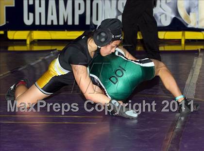 Thumbnail 2 in CIF State Girls Wrestling Championships (Finals) photogallery.