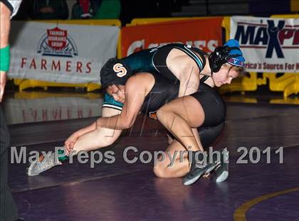 Thumbnail 1 in CIF State Girls Wrestling Championships (Finals) photogallery.