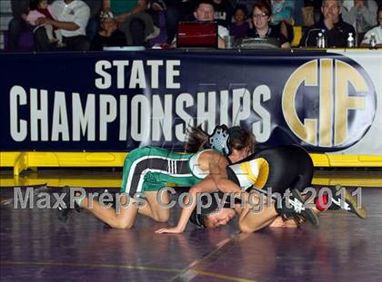 Thumbnail 1 in CIF State Girls Wrestling Championships (Finals) photogallery.