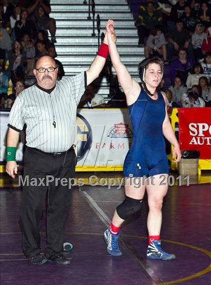 Thumbnail 2 in CIF State Girls Wrestling Championships (Finals) photogallery.