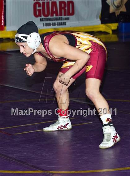 Thumbnail 1 in CIF State Girls Wrestling Championships (Finals) photogallery.