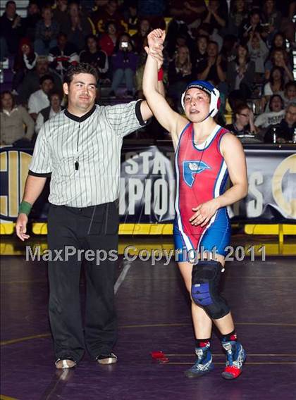 Thumbnail 3 in CIF State Girls Wrestling Championships (Finals) photogallery.