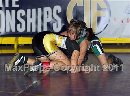 Thumbnail 3 in CIF State Girls Wrestling Championships (Finals) photogallery.