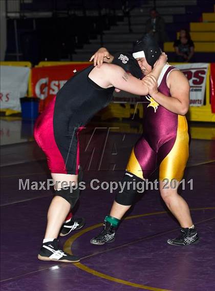 Thumbnail 2 in CIF State Girls Wrestling Championships (Finals) photogallery.