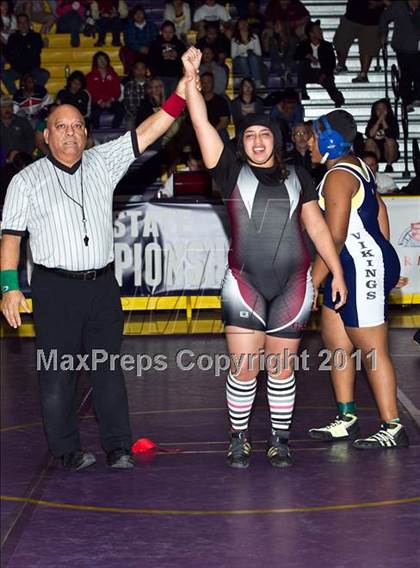 Thumbnail 3 in CIF State Girls Wrestling Championships (Finals) photogallery.
