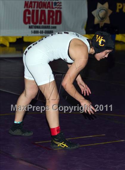 Thumbnail 3 in CIF State Girls Wrestling Championships (Finals) photogallery.